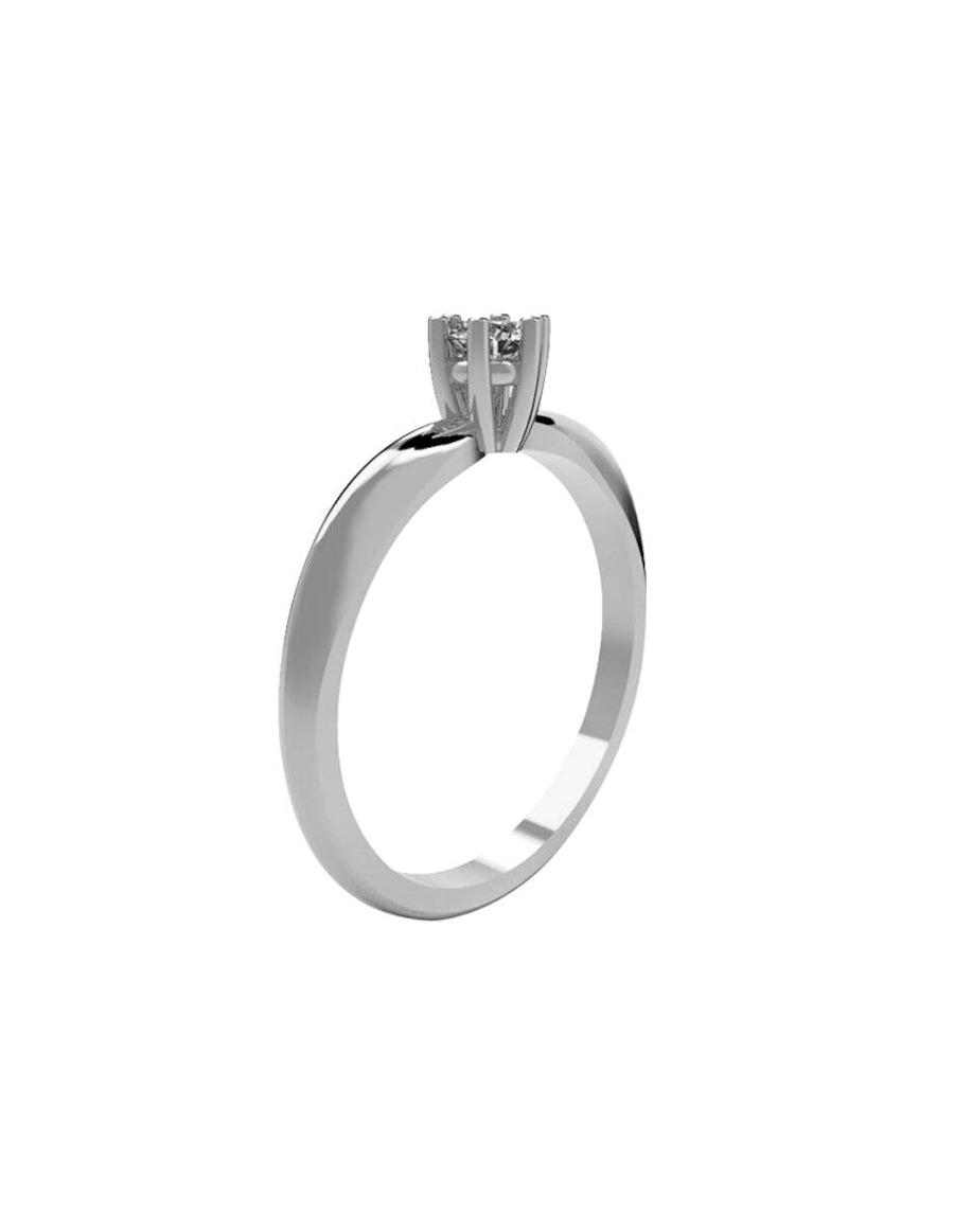 ANILLO DE ORO CON CIRCONIA