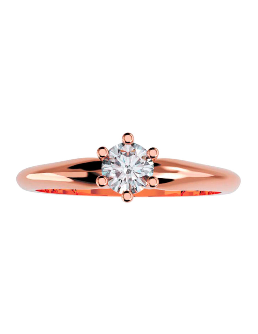 ANILLO DE ORO CON CIRCONIA