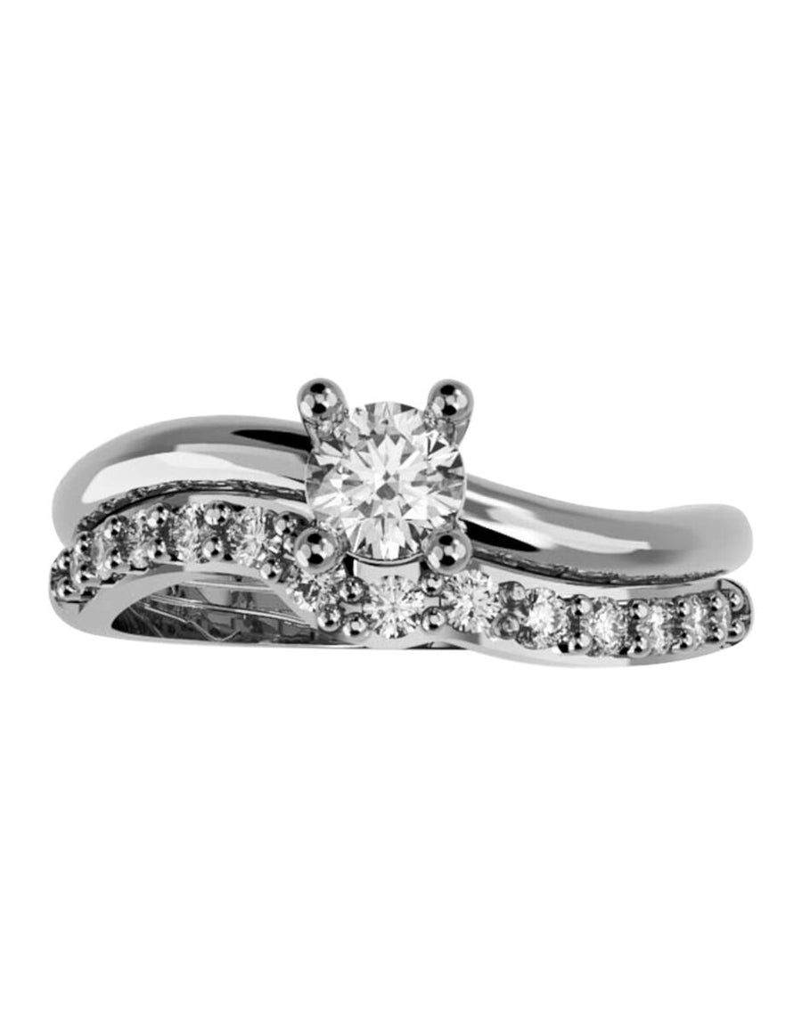 ANILLO DE ORO CON CIRCONIA