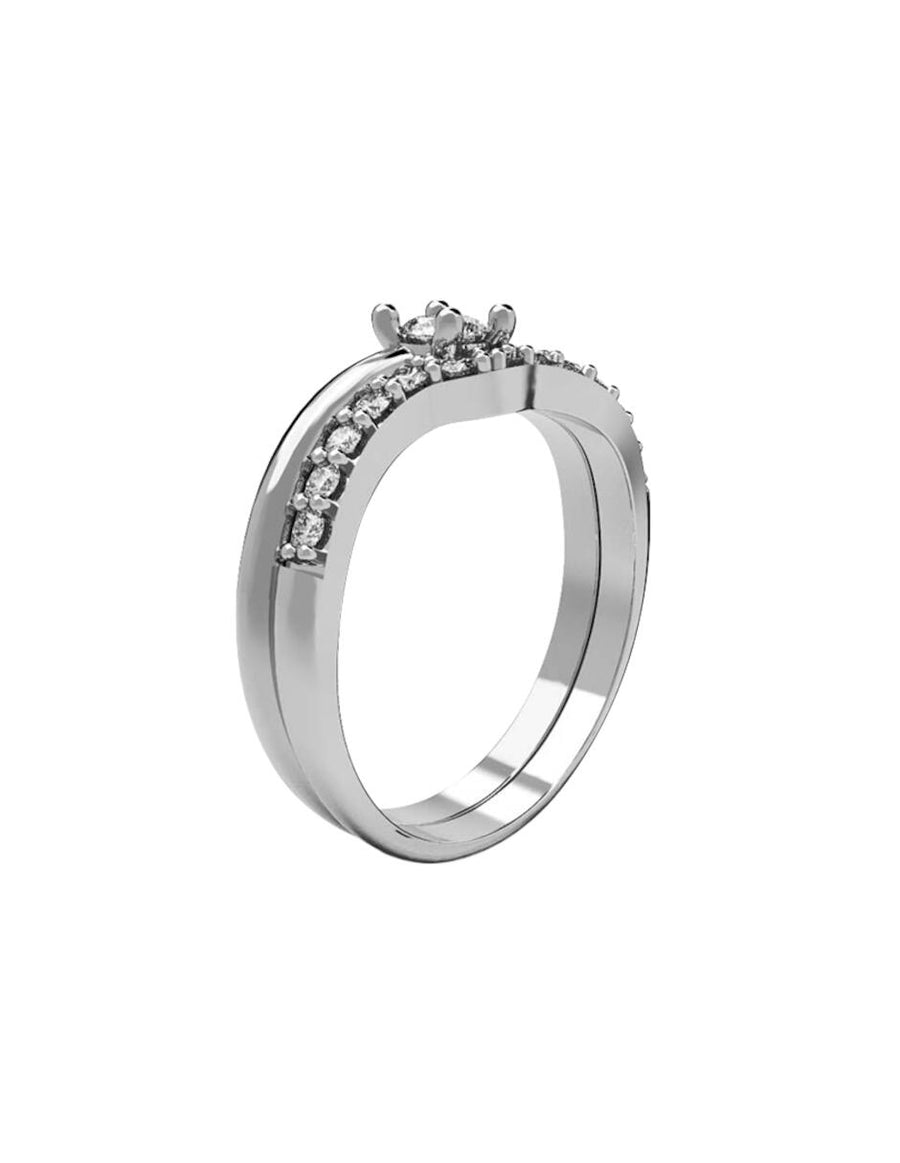 ANILLO DE ORO CON CIRCONIA