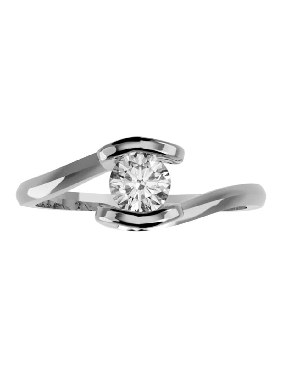 ANILLO DE ORO CON CIRCONIA
