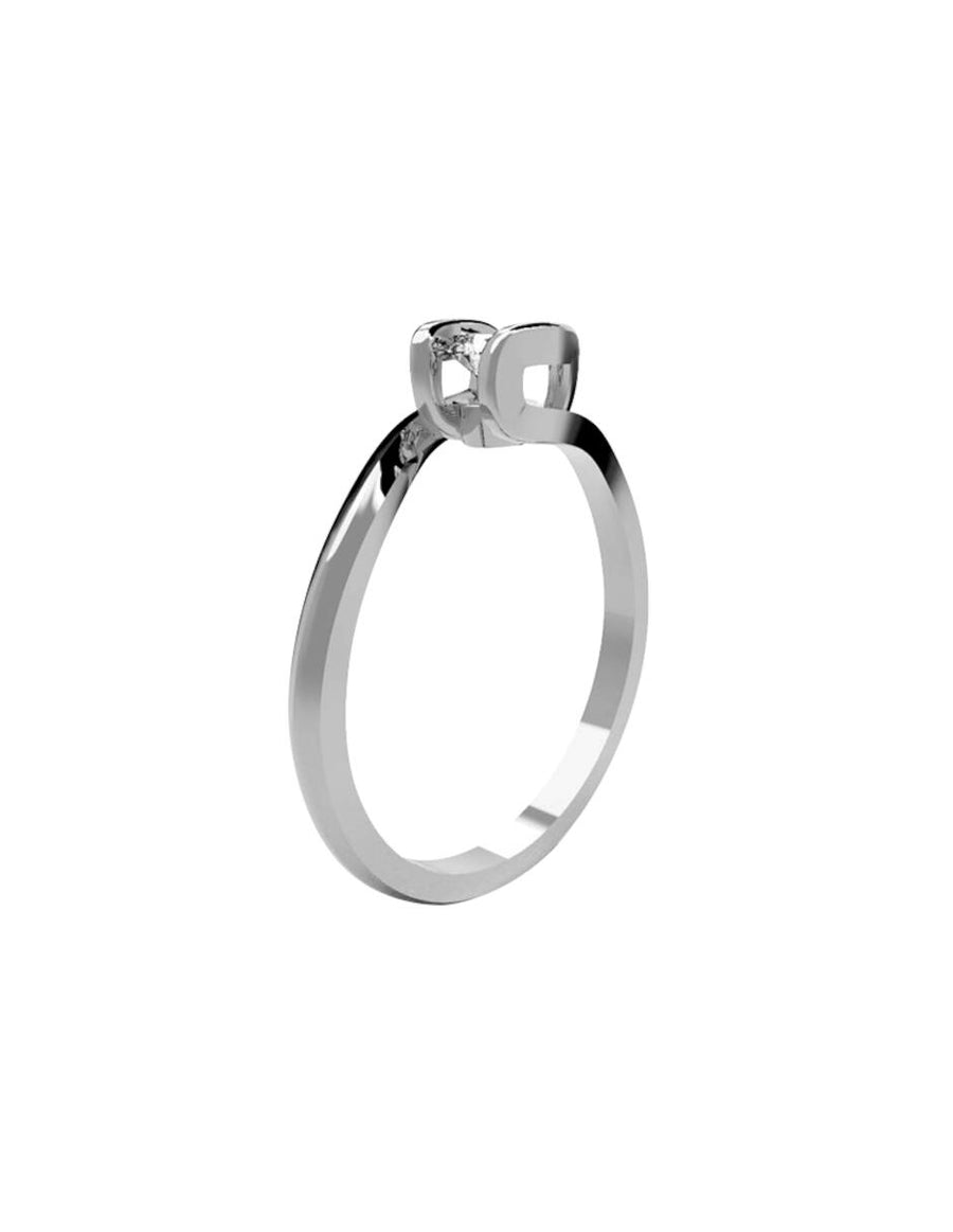 ANILLO DE ORO CON CIRCONIA