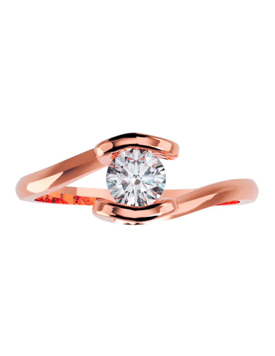 ANILLO DE ORO CON CIRCONIA