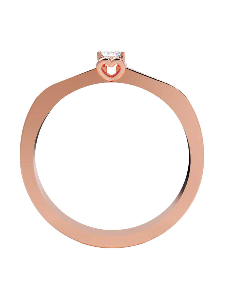 ANILLO DE ORO CON CIRCONIA