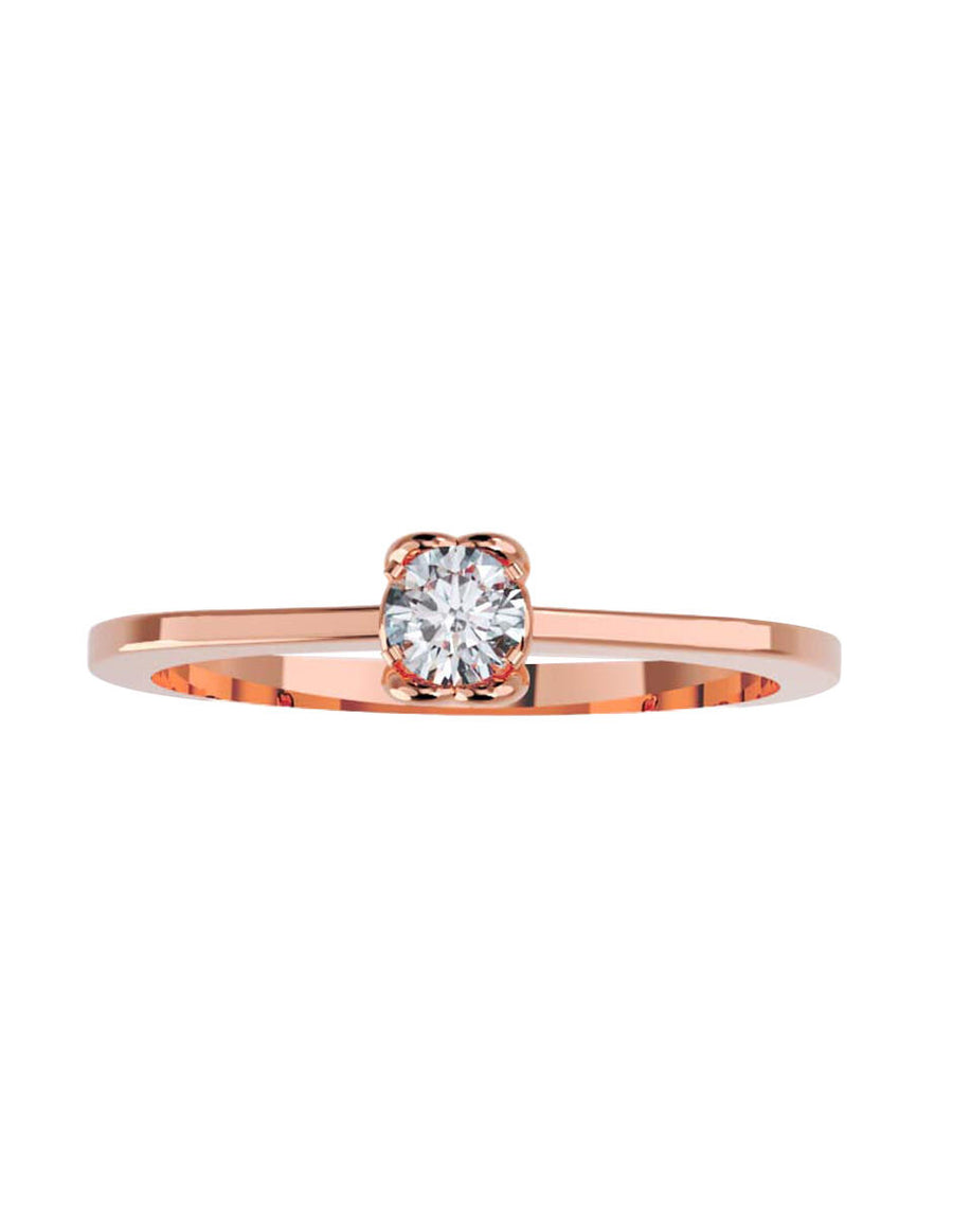 ANILLO DE ORO CON CIRCONIA