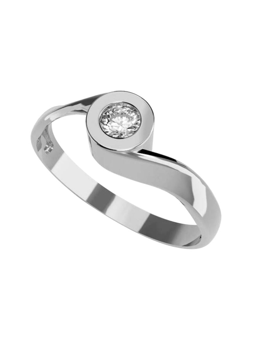 ANILLO DE ORO CON CIRCONIA