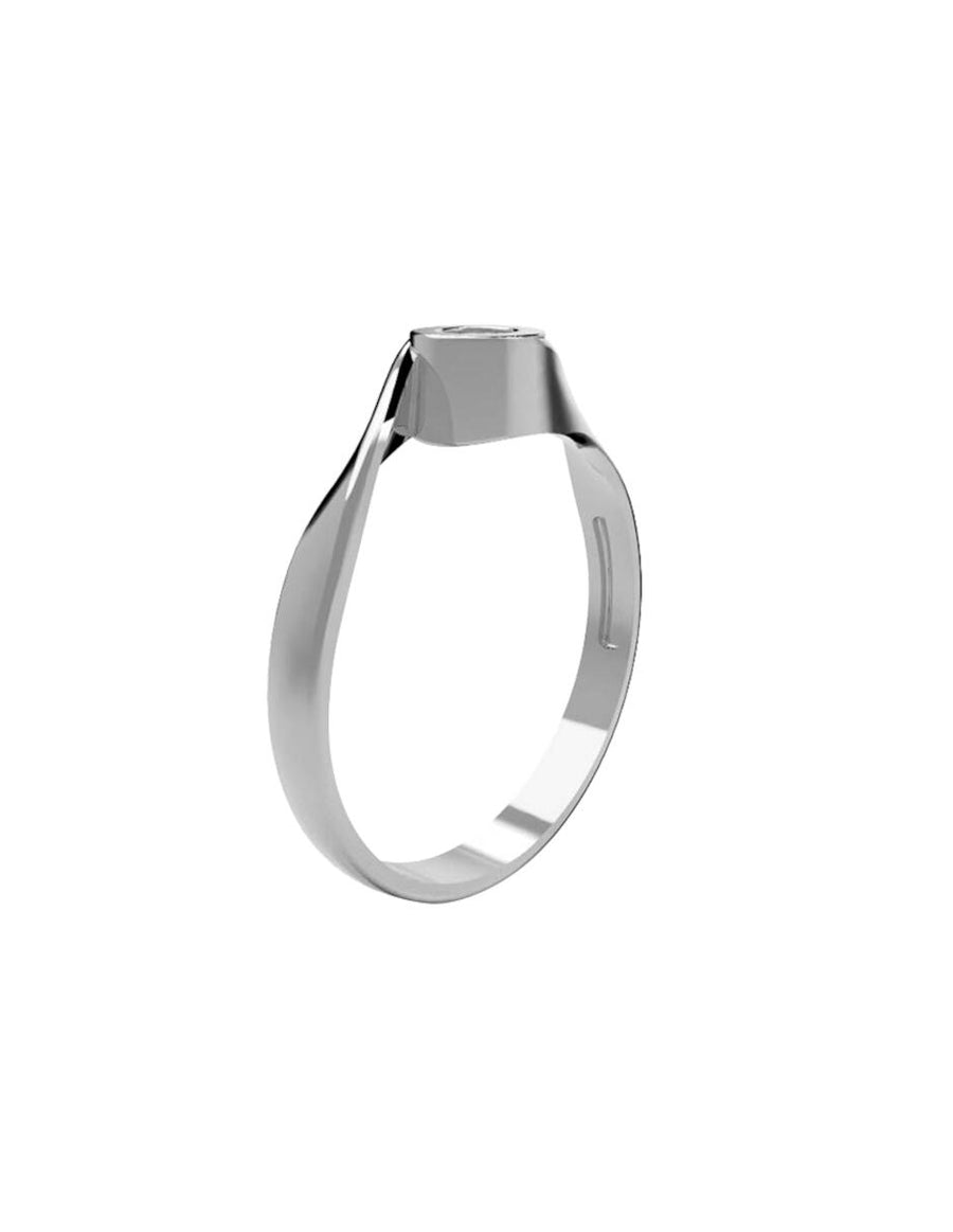 ANILLO DE ORO CON CIRCONIA