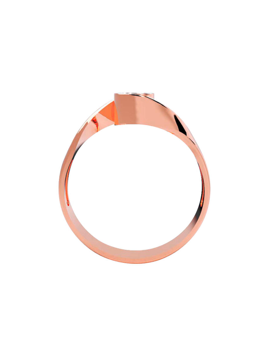 ANILLO DE ORO CON CIRCONIA