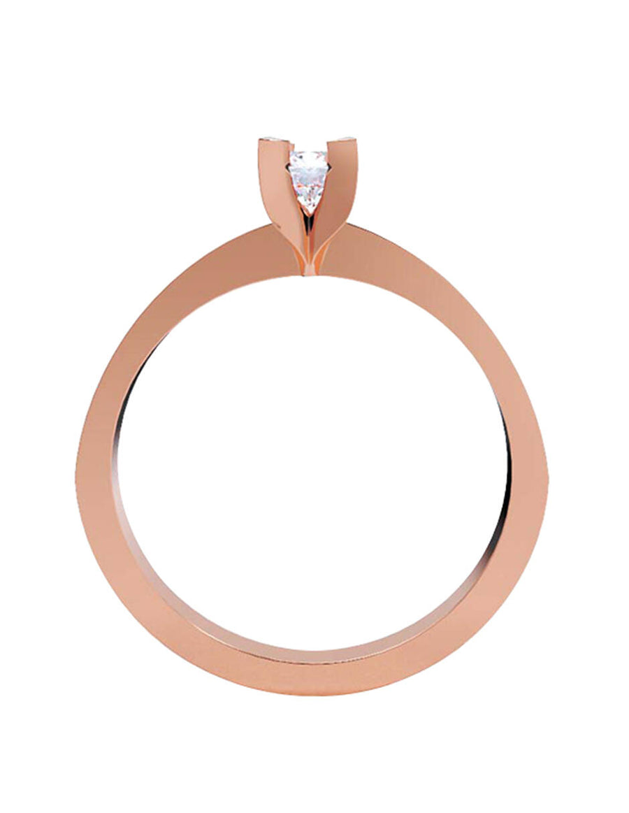 ANILLO DE ORO CON CIRCONIA