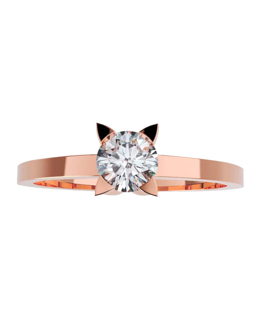 ANILLO DE ORO CON CIRCONIA