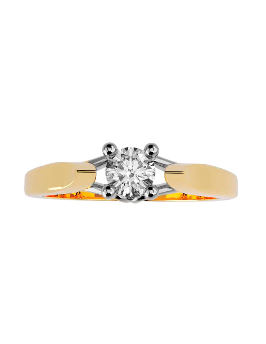 ANILLO DE ORO CON CIRCONIA