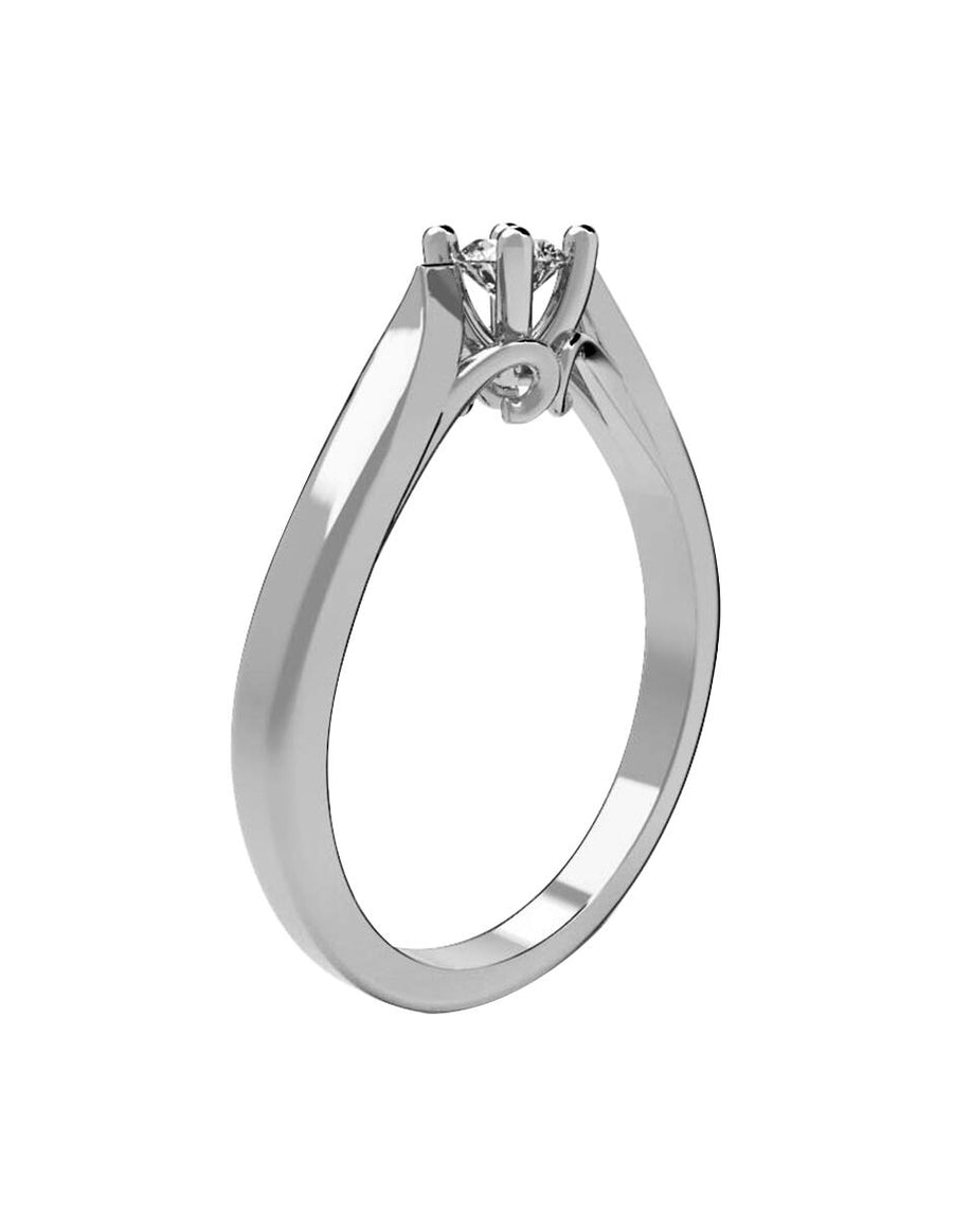 ANILLO DE ORO CON CIRCONIA