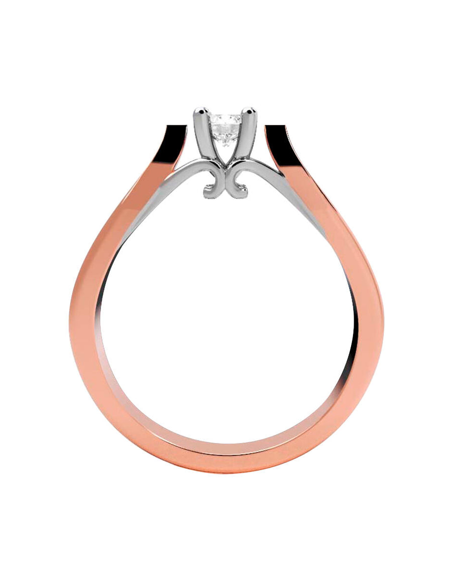ANILLO DE ORO CON CIRCONIA