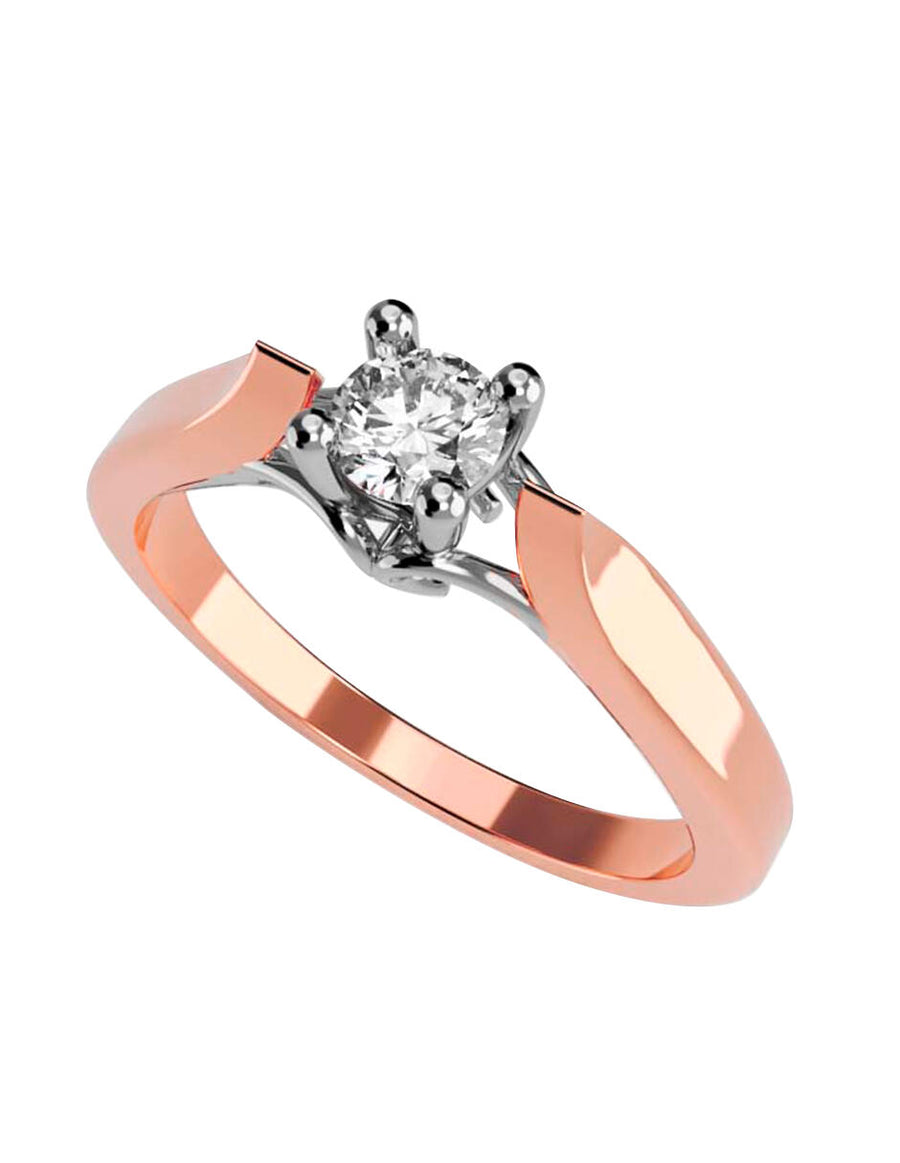 ANILLO DE ORO CON CIRCONIA