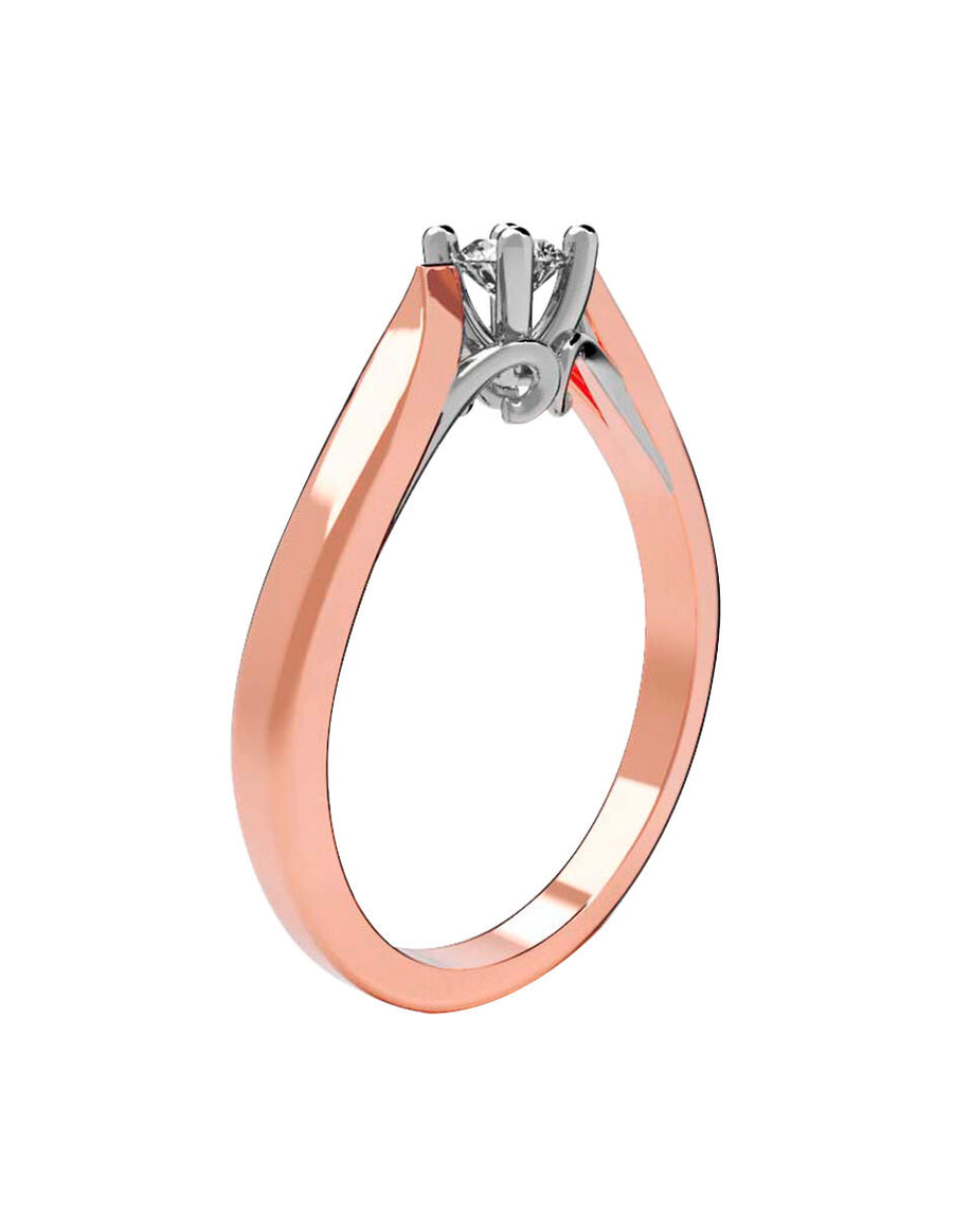 ANILLO DE ORO CON CIRCONIA
