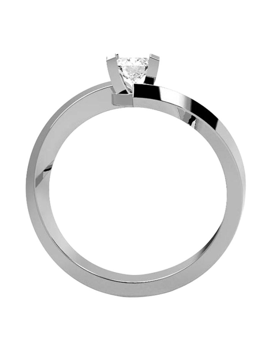 ANILLO DE ORO CON CIRCONIA