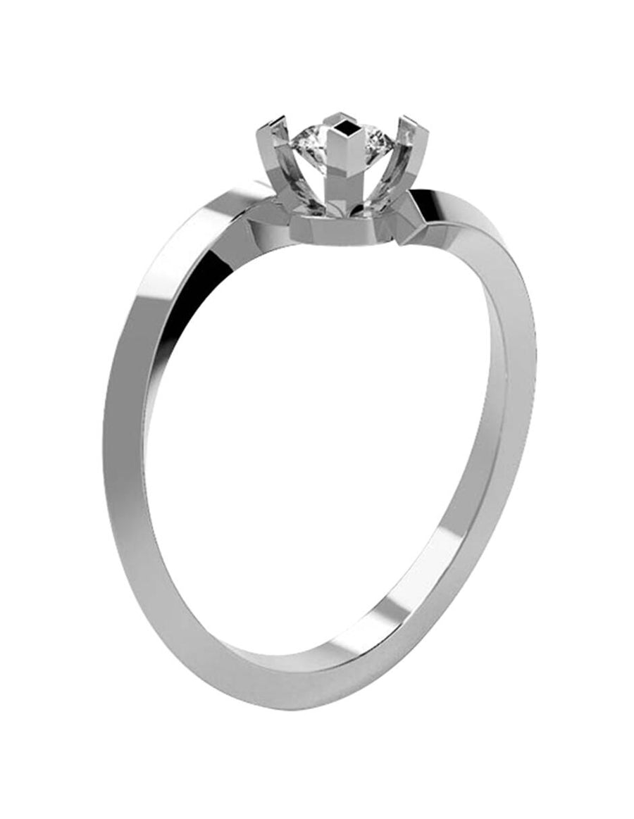 ANILLO DE ORO CON CIRCONIA