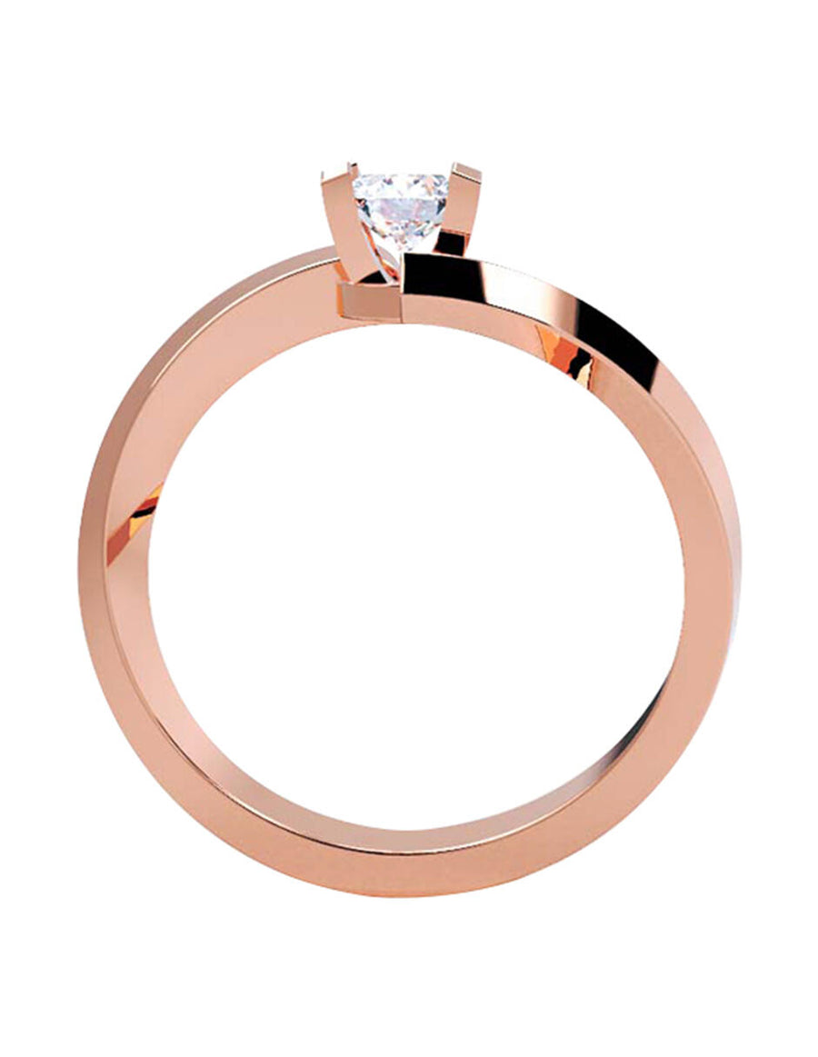 ANILLO DE ORO CON CIRCONIA