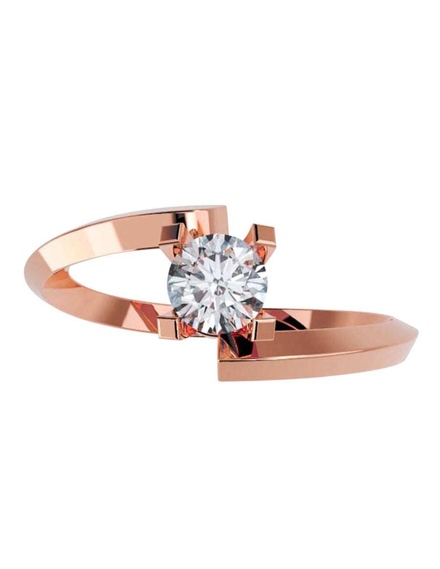 ANILLO DE ORO CON CIRCONIA