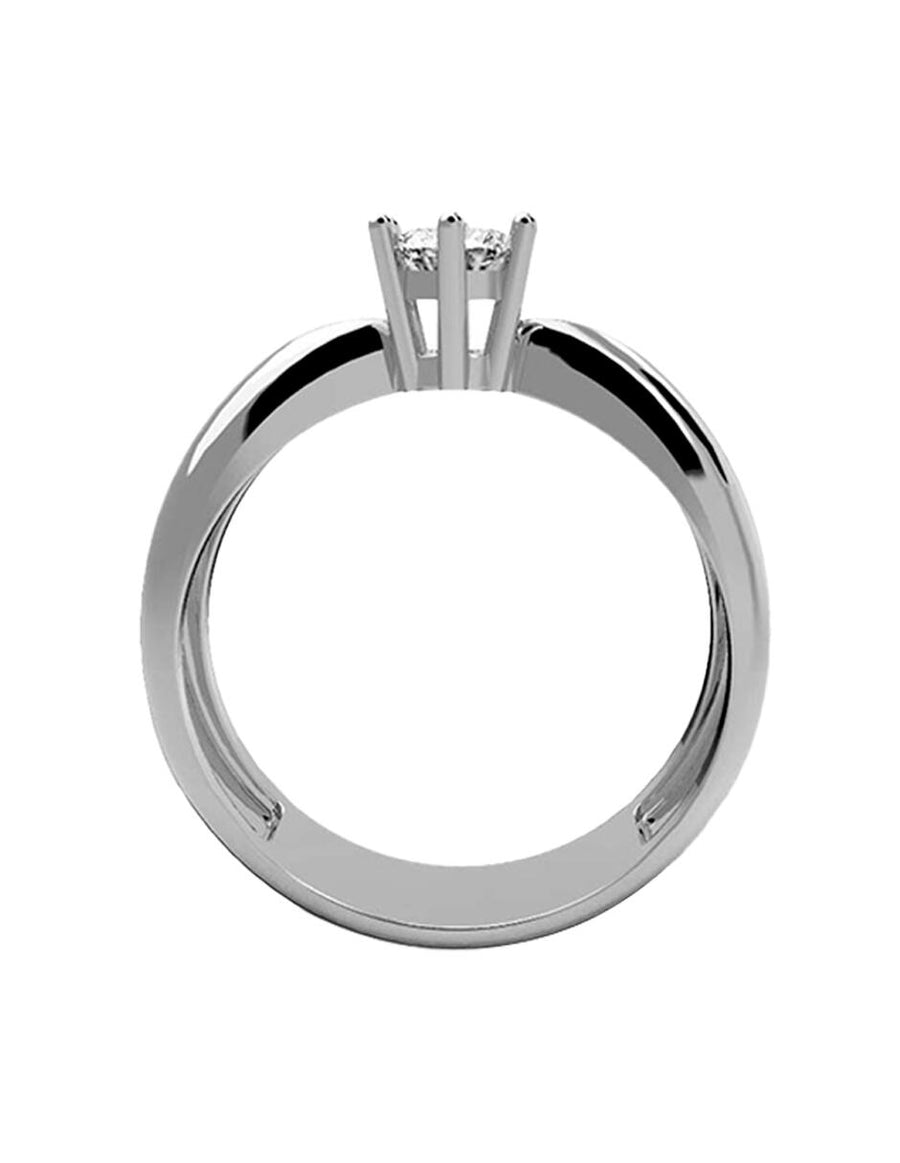 ANILLO DE ORO CON CIRCONIA