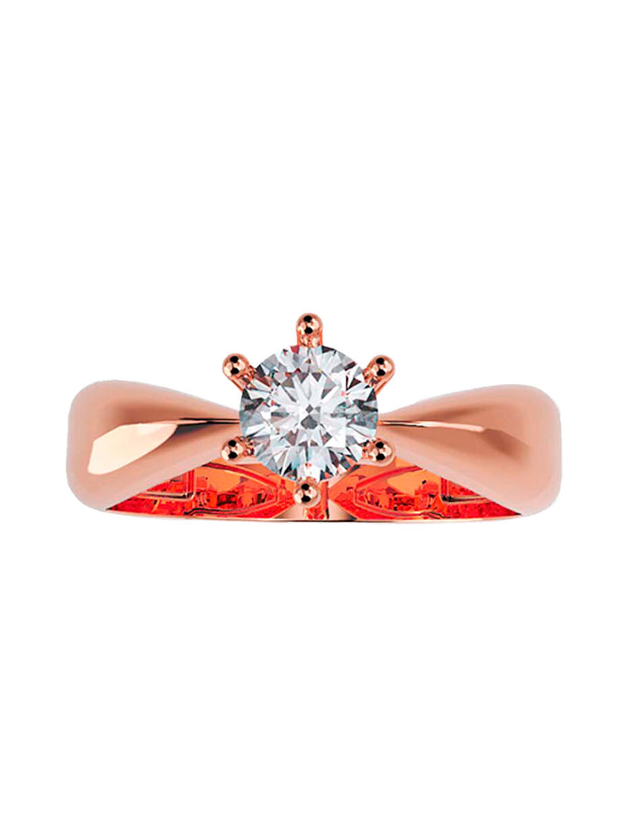 ANILLO DE ORO CON CIRCONIA