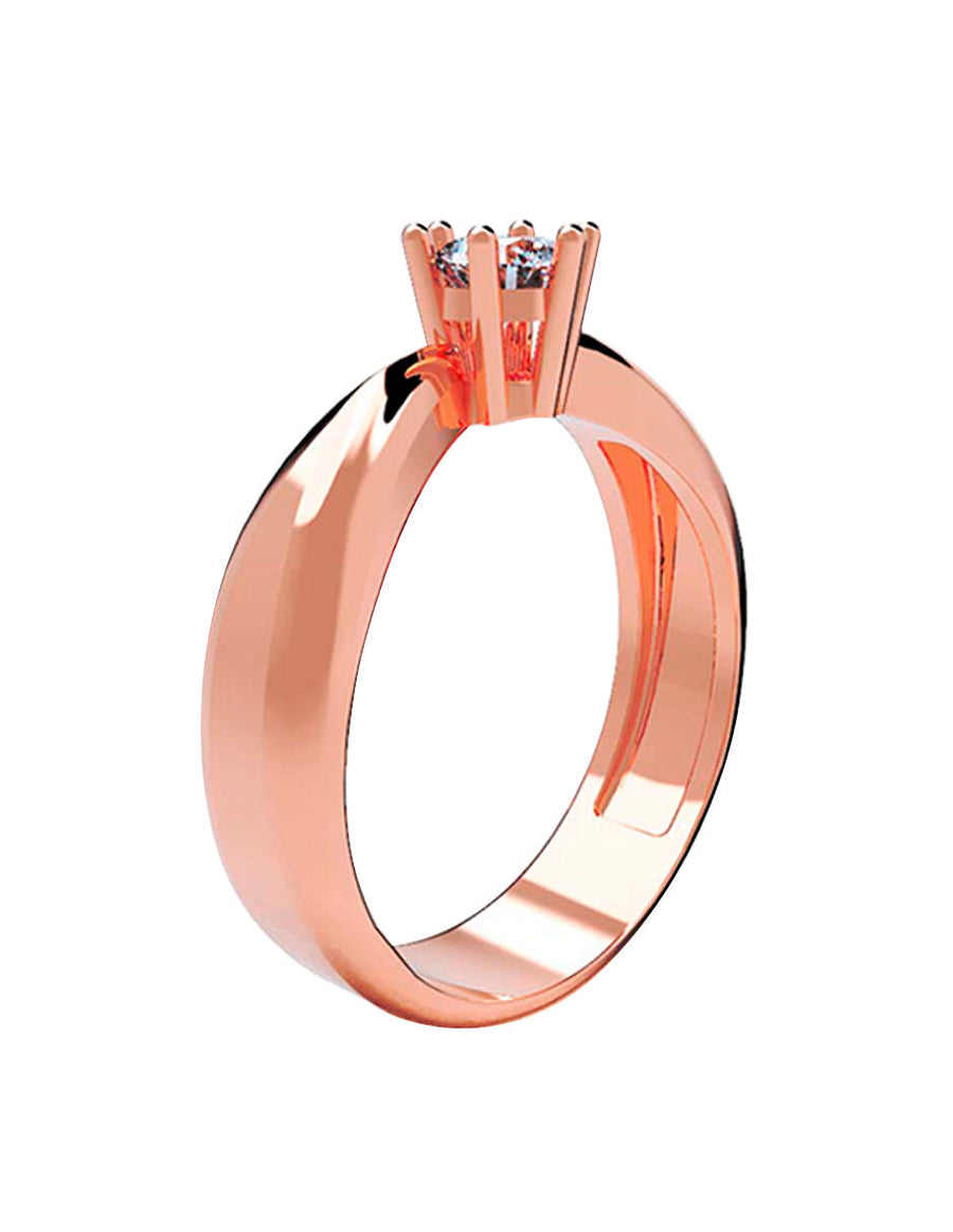 ANILLO DE ORO CON CIRCONIA