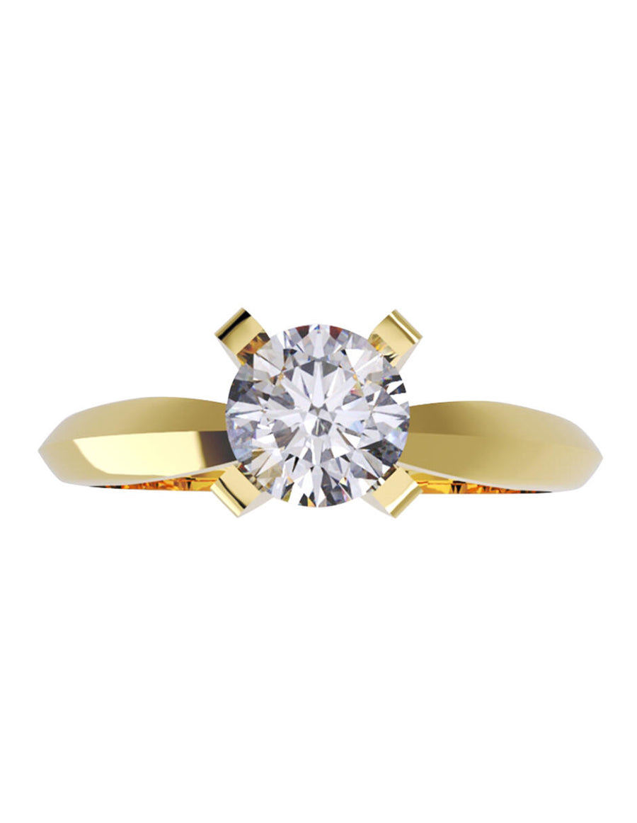 ANILLO DE ORO CON CIRCONIA