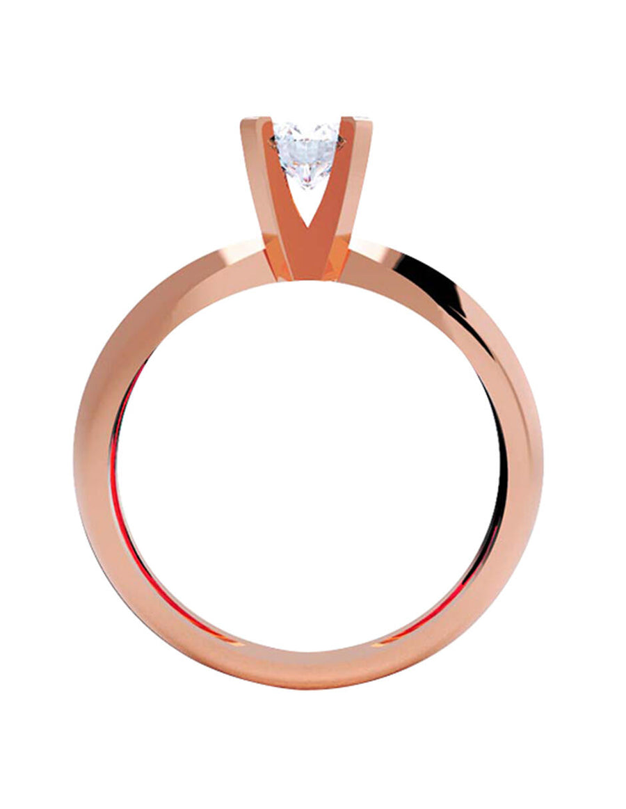 ANILLO DE ORO CON CIRCONIA