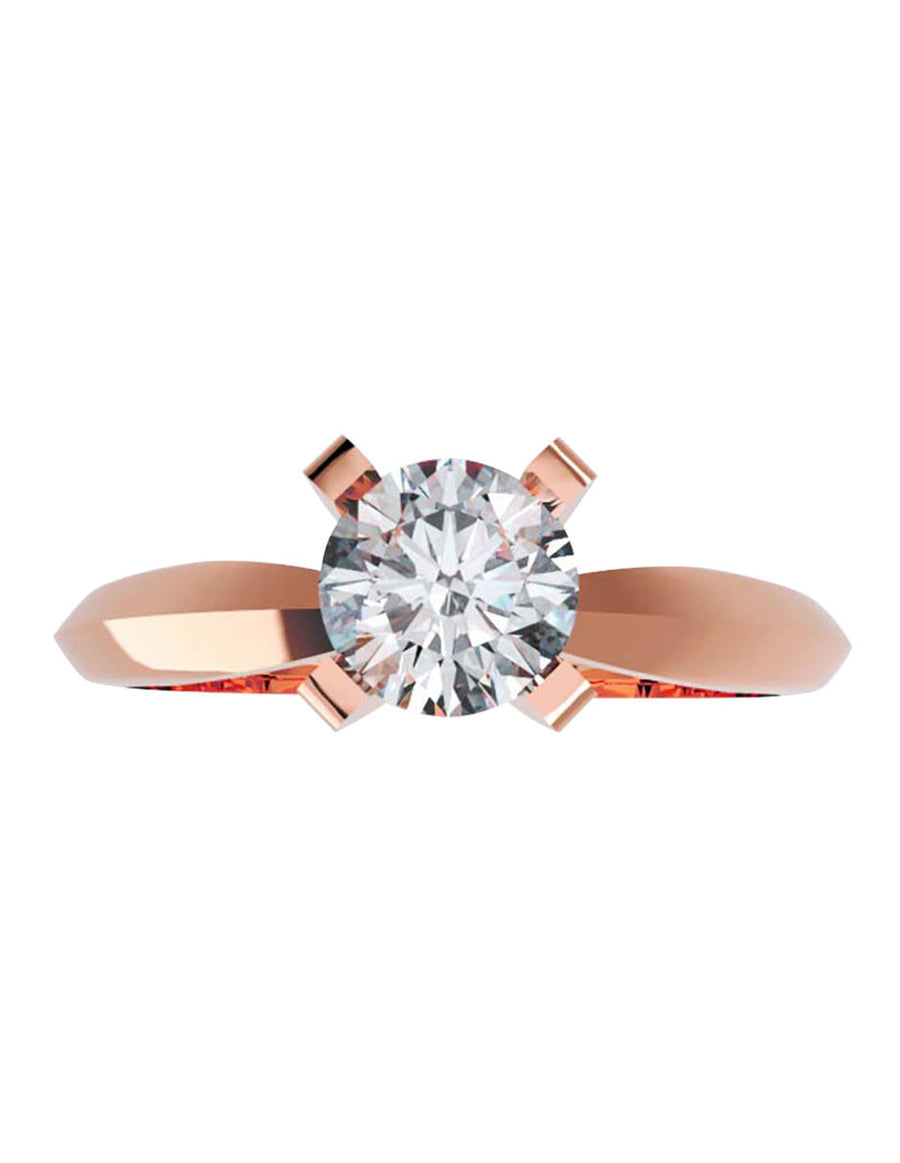 ANILLO DE ORO CON CIRCONIA
