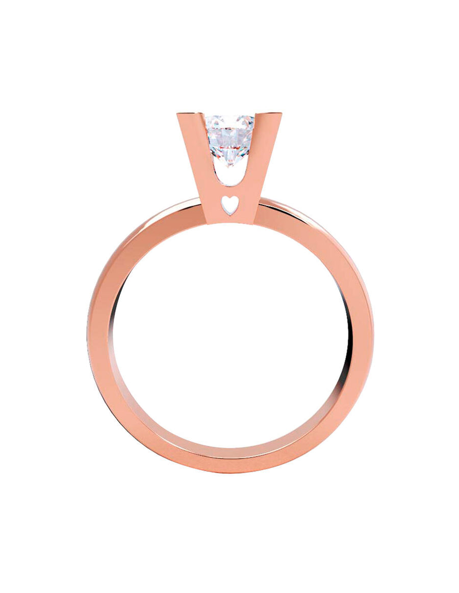 ANILLO DE ORO CON CIRCONIA