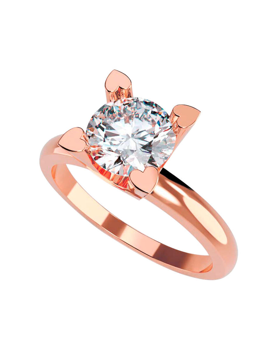 ANILLO DE ORO CON CIRCONIA