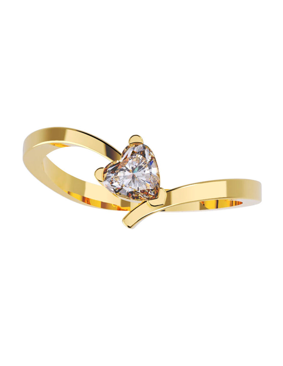 ANILLO DE ORO CON CIRCONIA