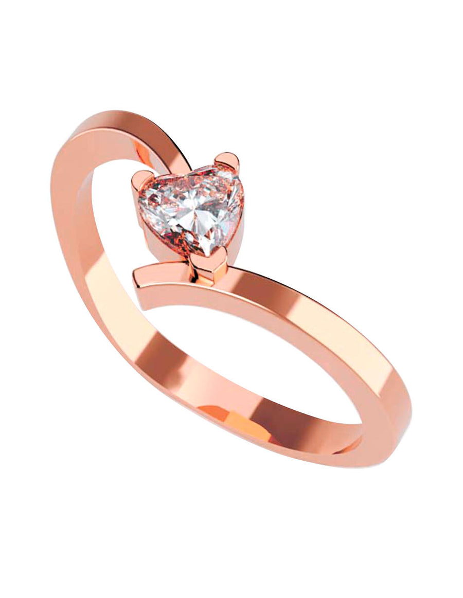 ANILLO DE ORO CON CIRCONIA
