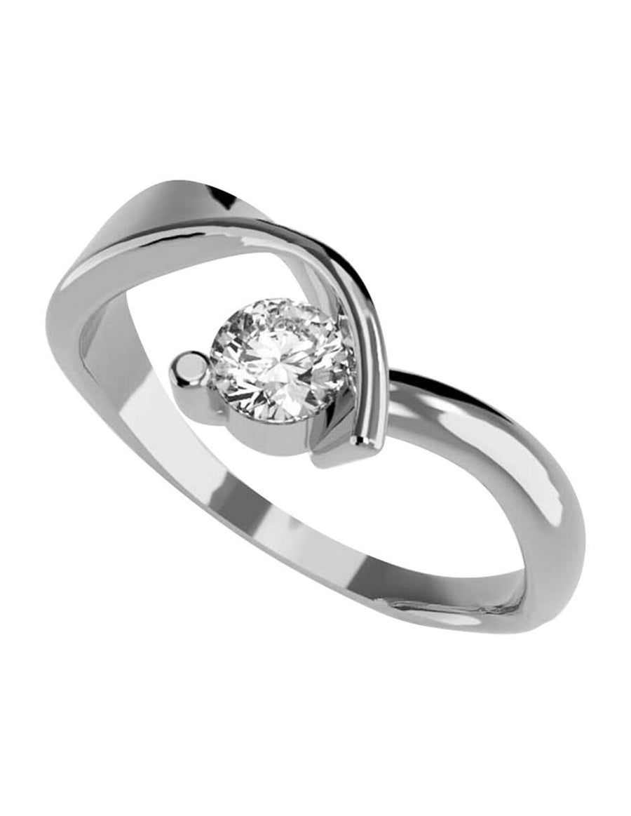 ANILLO DE ORO CON CIRCONIA