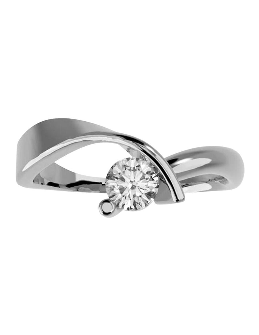 ANILLO DE ORO CON CIRCONIA
