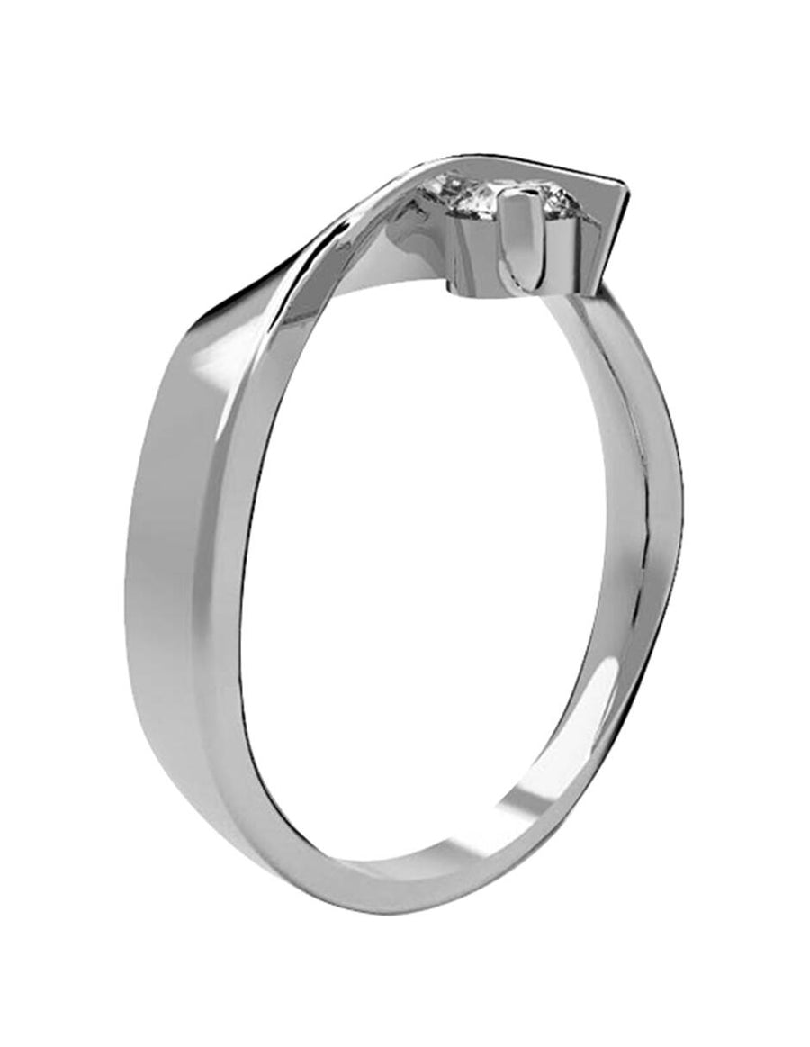 ANILLO DE ORO CON CIRCONIA