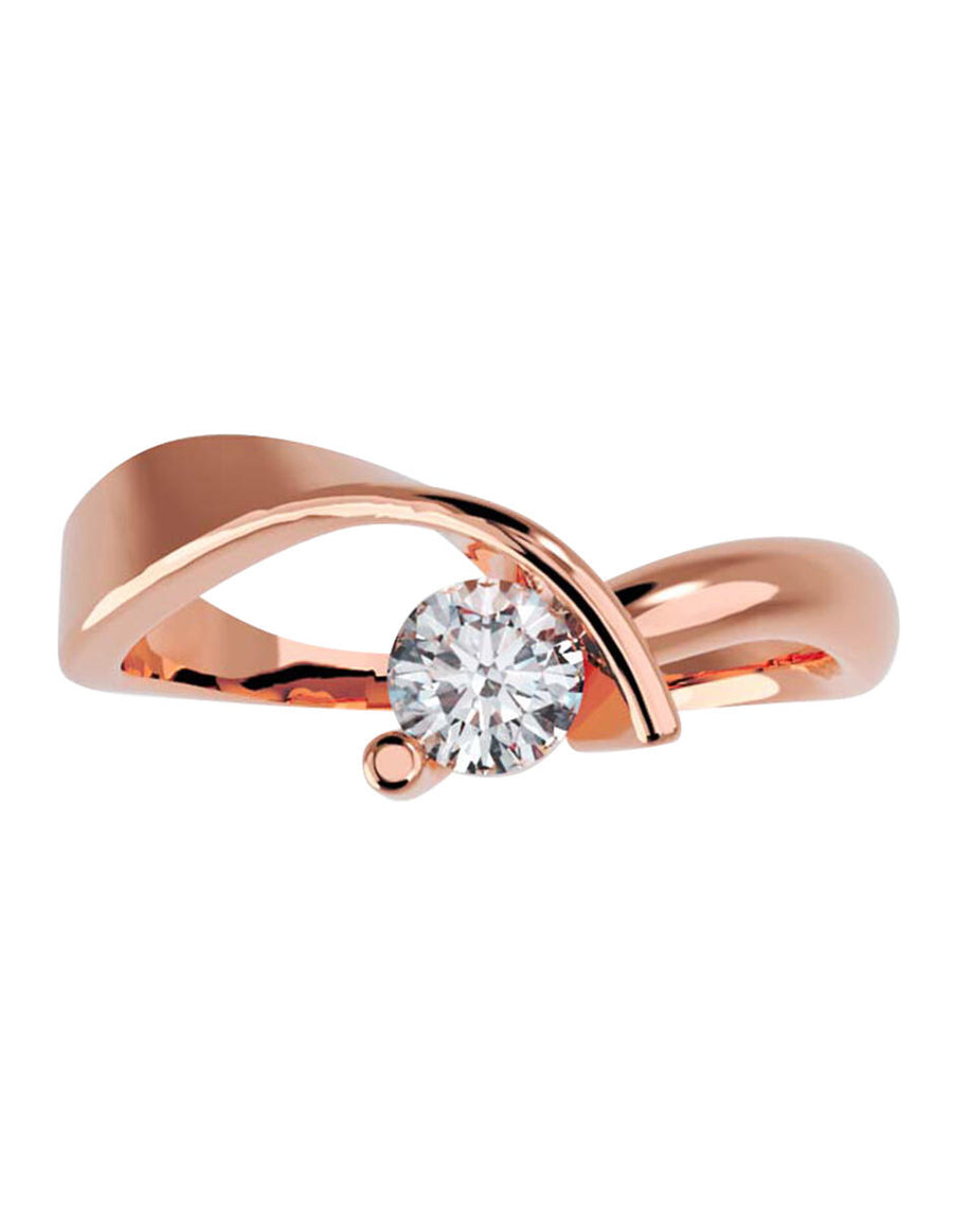 ANILLO DE ORO CON CIRCONIA