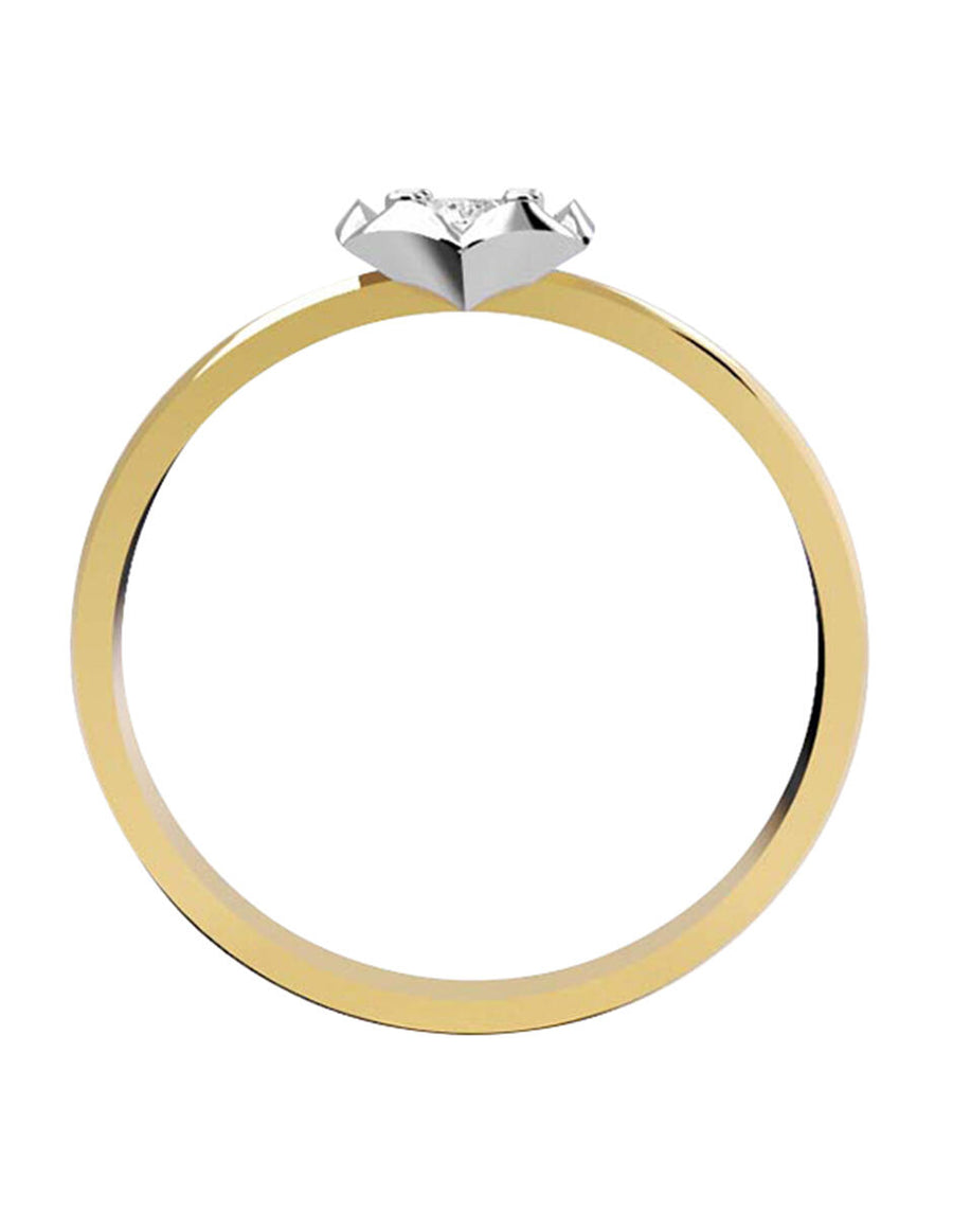 ANILLO DE ORO CON CIRCONIA