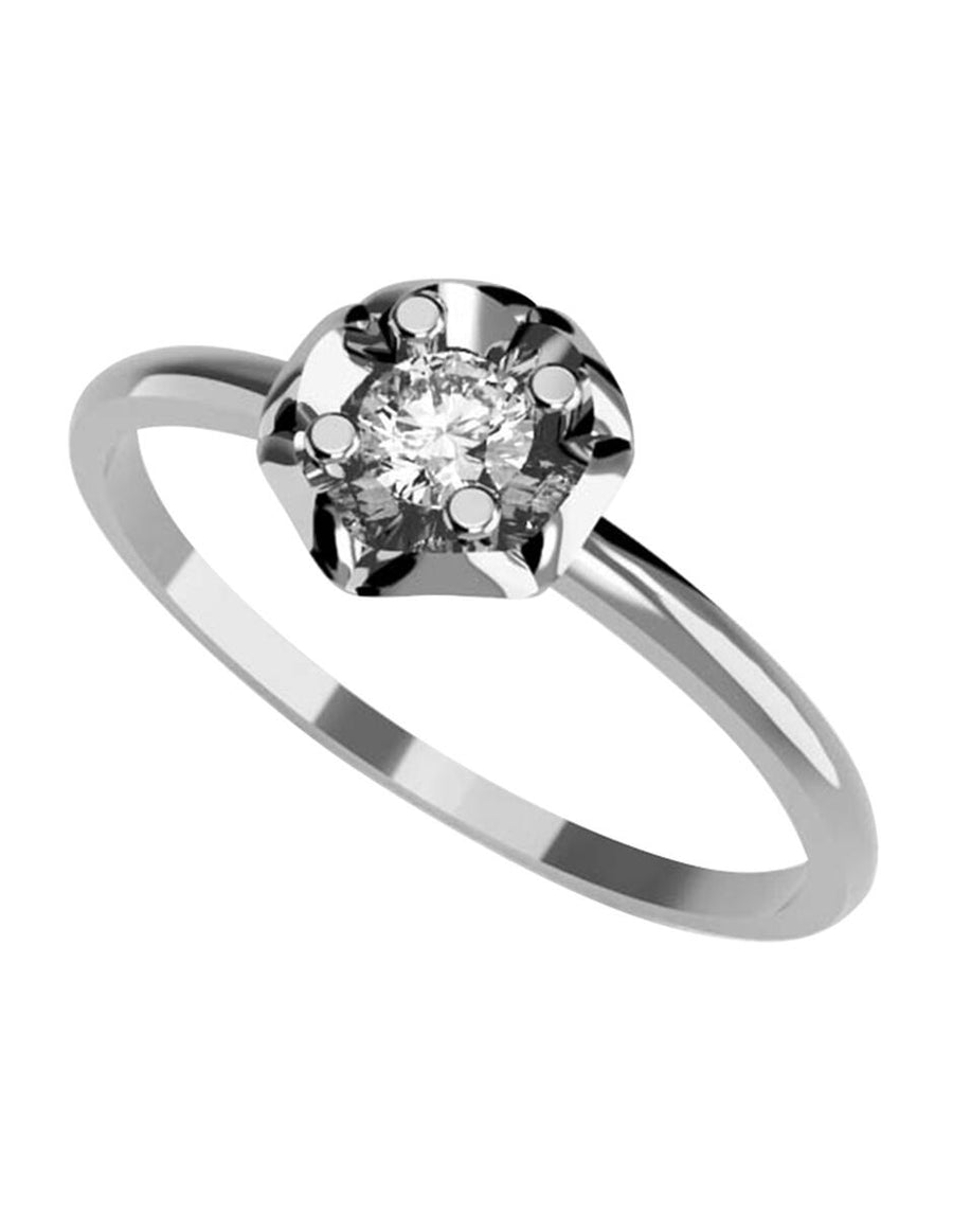 ANILLO DE ORO CON CIRCONIA