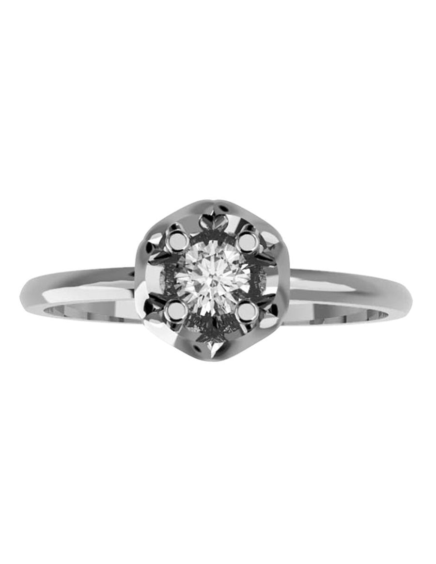 ANILLO DE ORO CON CIRCONIA