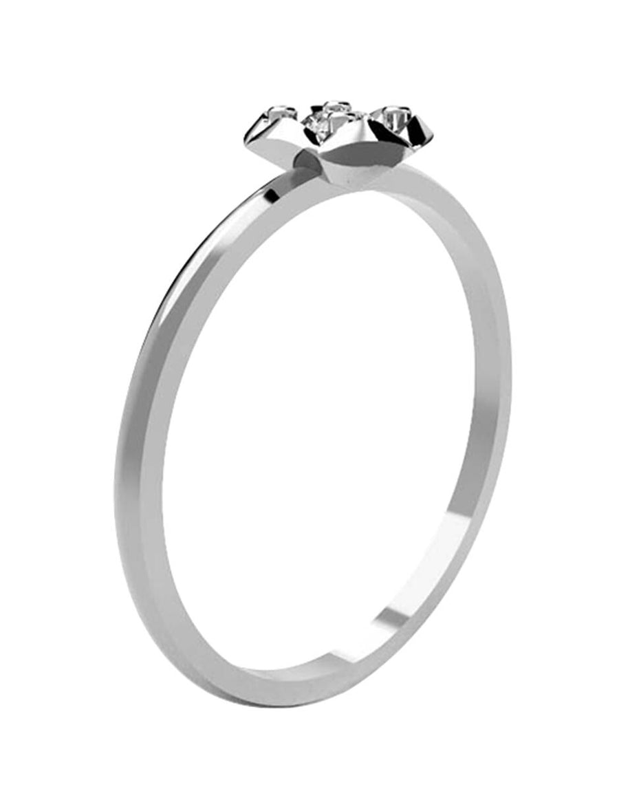 ANILLO DE ORO CON CIRCONIA