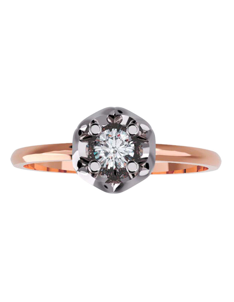 ANILLO DE ORO CON CIRCONIA