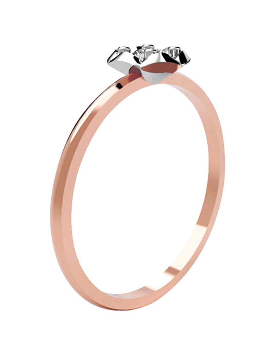 ANILLO DE ORO CON CIRCONIA