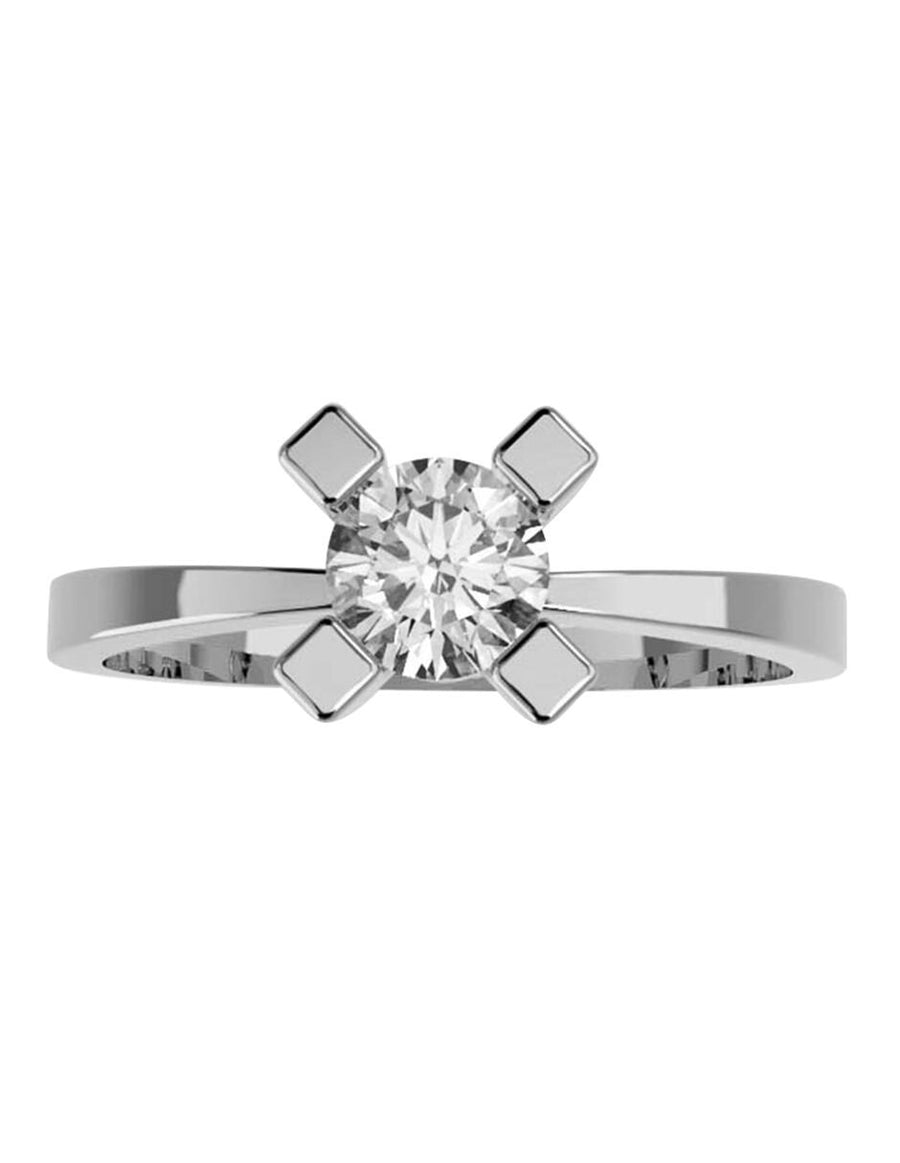 ANILLO DE ORO CON CIRCONIA
