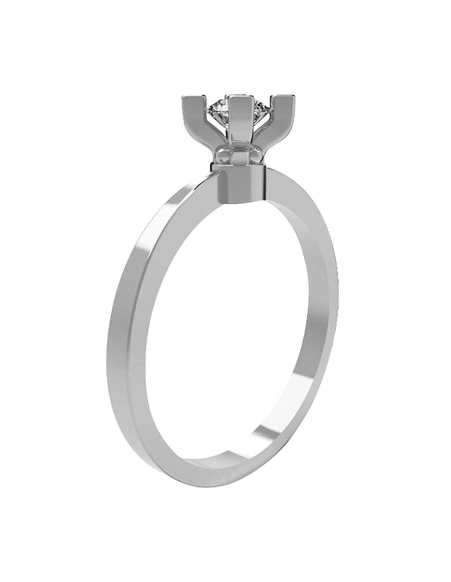 ANILLO DE ORO CON CIRCONIA