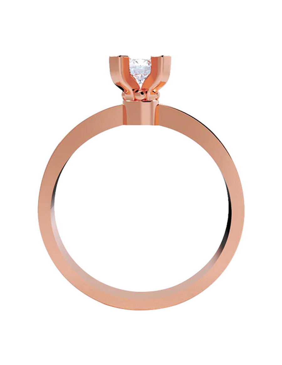 ANILLO DE ORO CON CIRCONIA