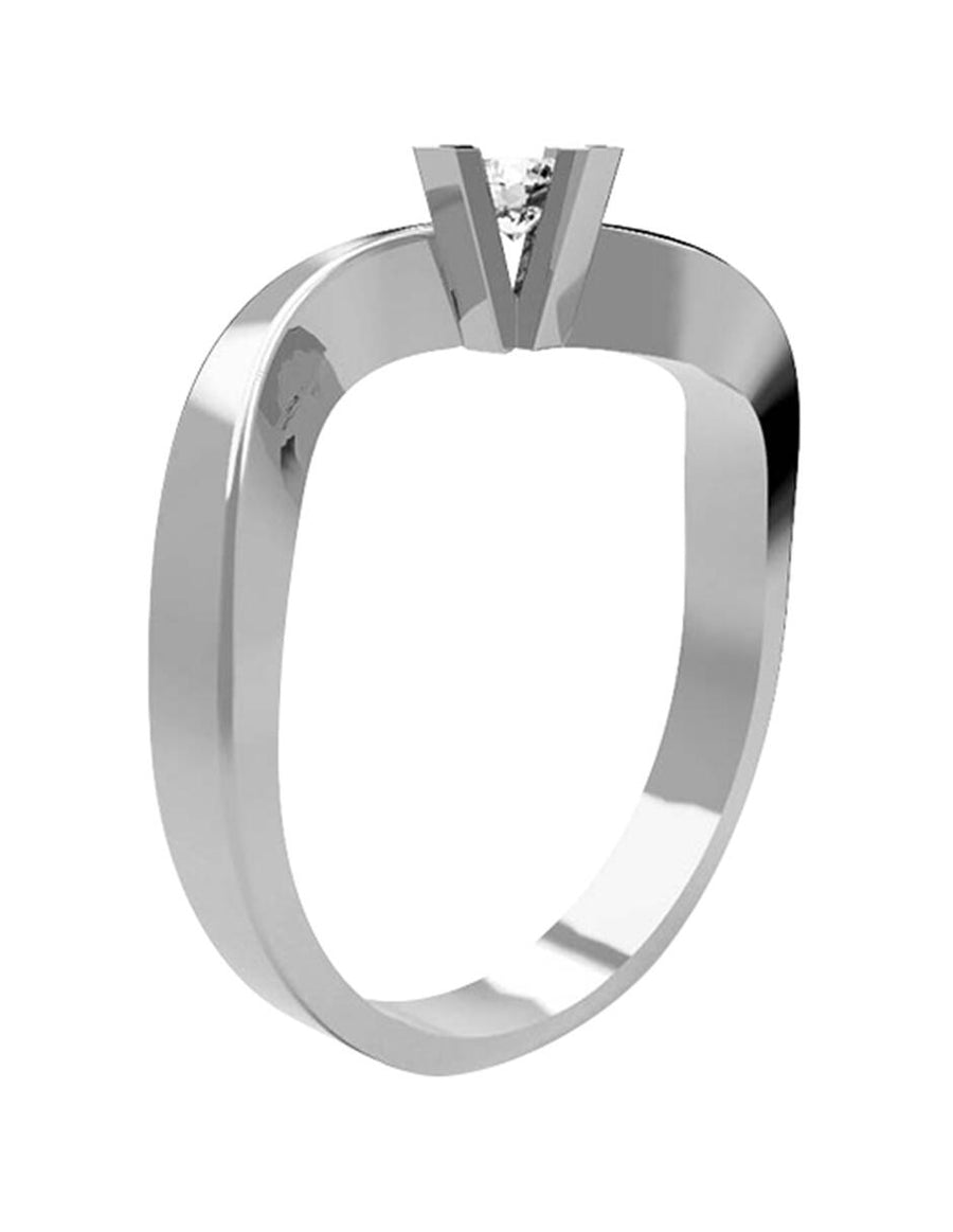 ANILLO DE ORO CON CIRCONIA