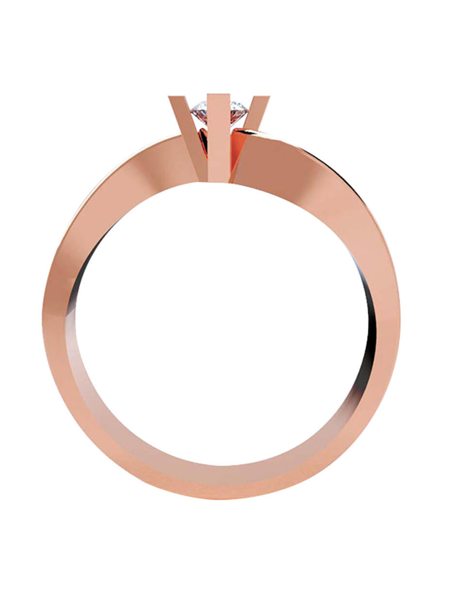 ANILLO DE ORO CON CIRCONIA