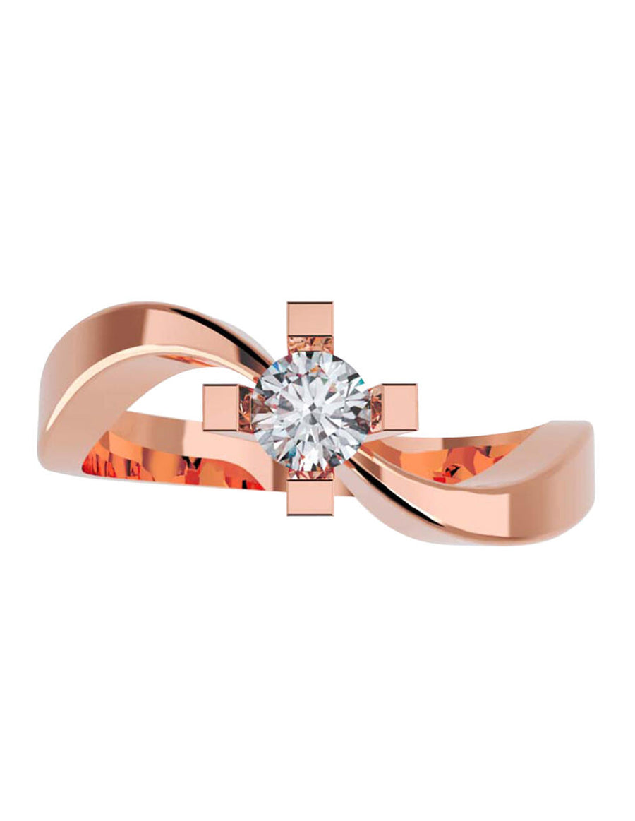 ANILLO DE ORO CON CIRCONIA