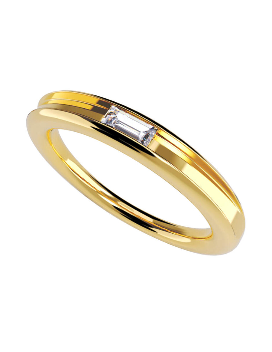 ANILLO DE ORO CON CIRCONIA